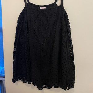 Parker Eyelet Black Top